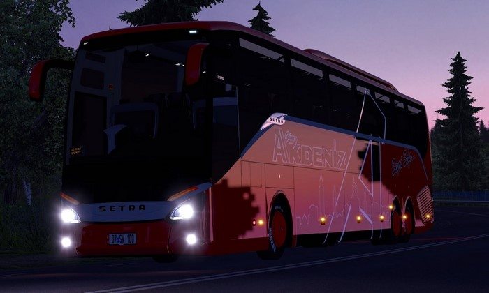 Ônibus Setra 519 HD V.3.0 Para V.1.27.X - ETS2