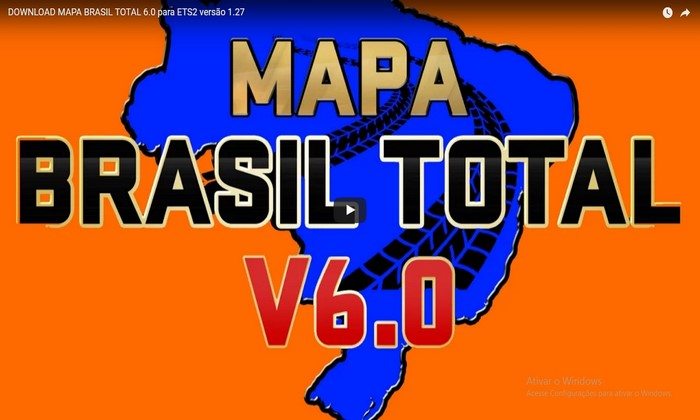 Mapa Brasil Total V.6.0 Para V.1.27.X - ETS2