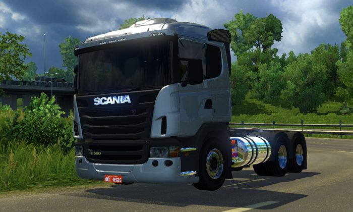 Caminhão Scania G380 + Conta giro Para V.1.27.X - ETS2