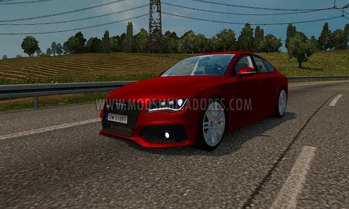Carro Audi RS7 Reformulado Para V.1.28.X - ETS2