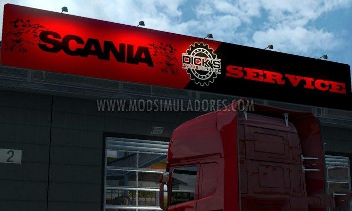 Mod Scania Serviços Para V.1.28.X - ETS2