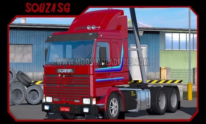 Caminhão Scania 113 Frontal Para V.1.28.X - ETS2