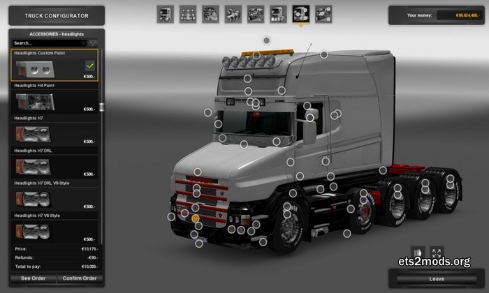 Caminhão Scania T V.2.2.1 Para V.1.28.X - ETS2