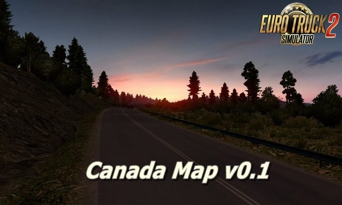 Mapa Canadá V.0.1 Para V.1.28.X - ETS2