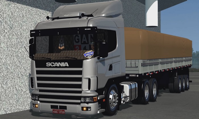 Caminhão Scania 164G + Granel Para V.1.30.X - ETS2