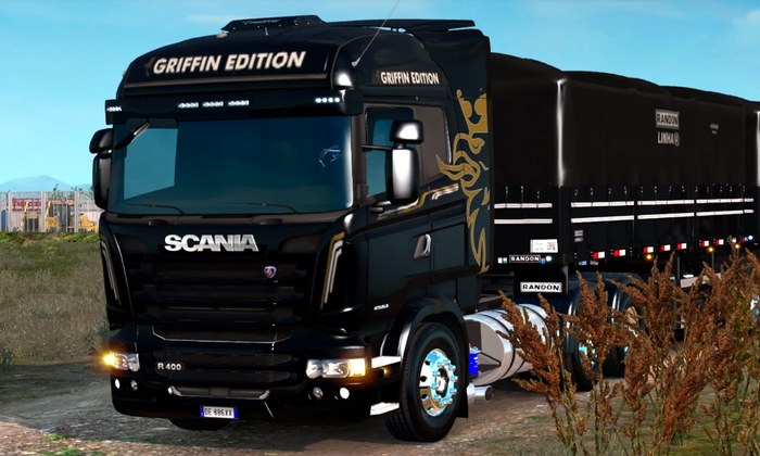 Caminhão Scania Griffin Edition 8x4 Para V.1.30.X - ETS2