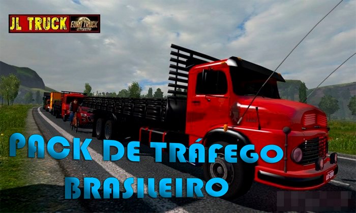 Pack Tráfego de Caminhões Brasileiros JL Truck V.7.8 Para V.1.30.X - ETS2