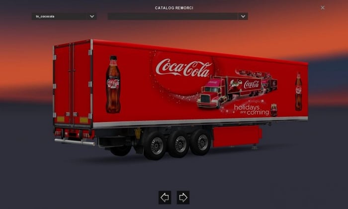 Reboque Coca-Cola + Natal Para V.1.30.X - ETS2