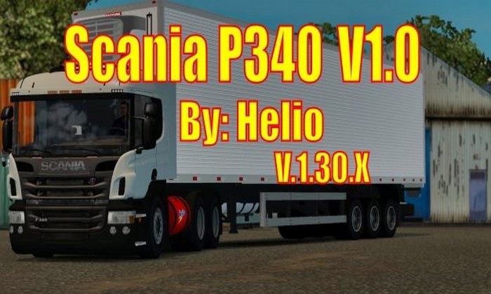 Caminhão Scania P340 Para V.1.30.X - ETS2