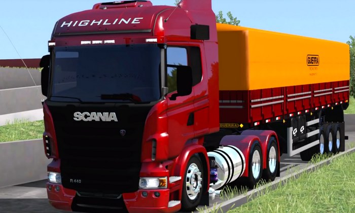 Caminhão Scania R440 Highline + Vanderleia Para V.1.30.X - ETS2