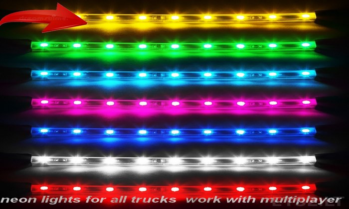 Mod Neon Para Todos os Caminhões Para V.1.30.X - ETS2