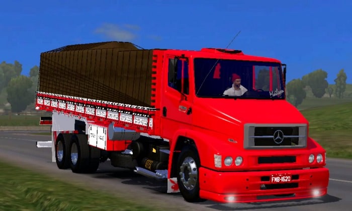 download Caminhão Mercedes Benz 1620 Arqueado Para V.1.30.X – ETS2 - Mod  Simuladores