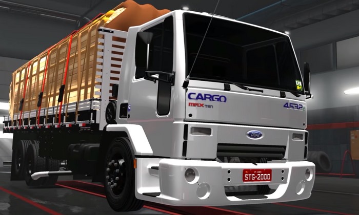 Caminhão Ford Cargo 4522 + Acessórios V.3.0 Para V.1.30.X - ETS2