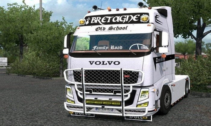 Caminhão Volvo Bretagne Transportes Para V.1.30.X - ETS2