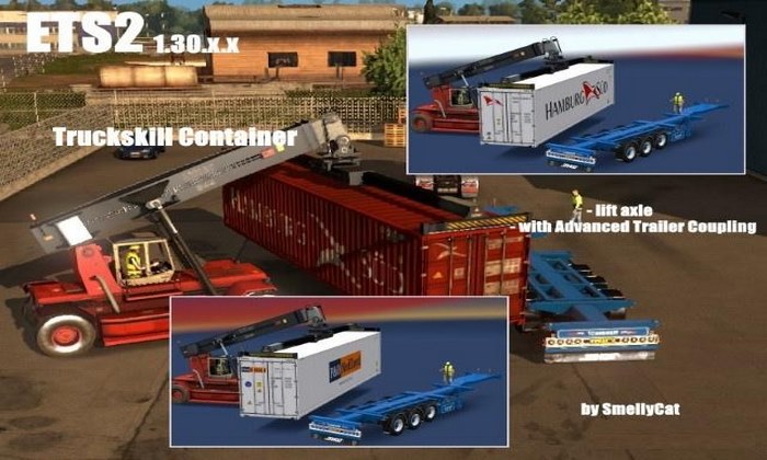 Reboque Scania TruckSkill Reformulado Para V.1.30.X - ETS2