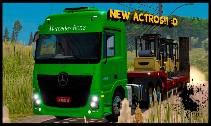 Caminhão Mercedes Benz Actros 2651 Para V.1.30.X - ETS2
