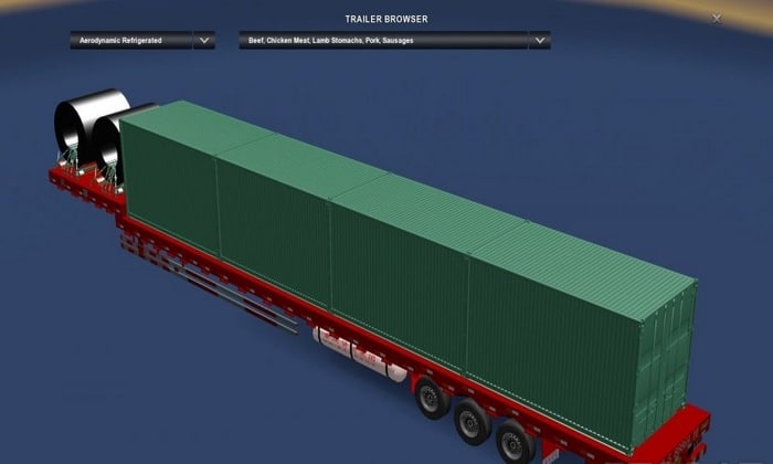 Reboque Express Cargo Para V.1.30.X - ETS2