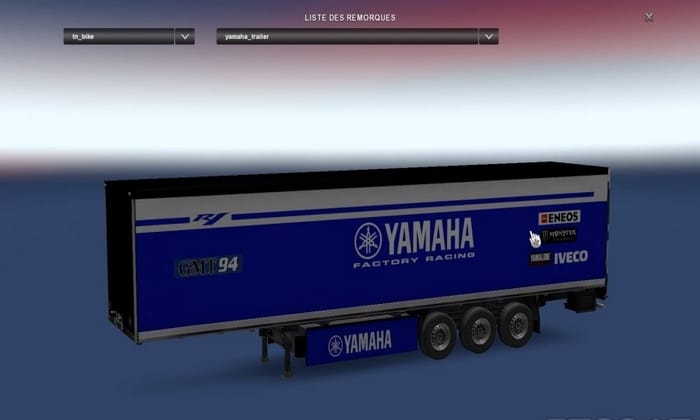 Reboque Yamaha Para V.1.30.X - ETS2