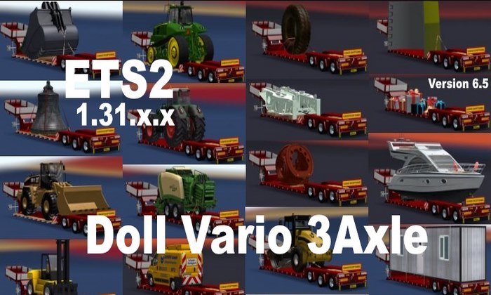 Pack de Reboques Pranchas Doll Vario V.6.5.1 Para V.1.31.X - ETS2