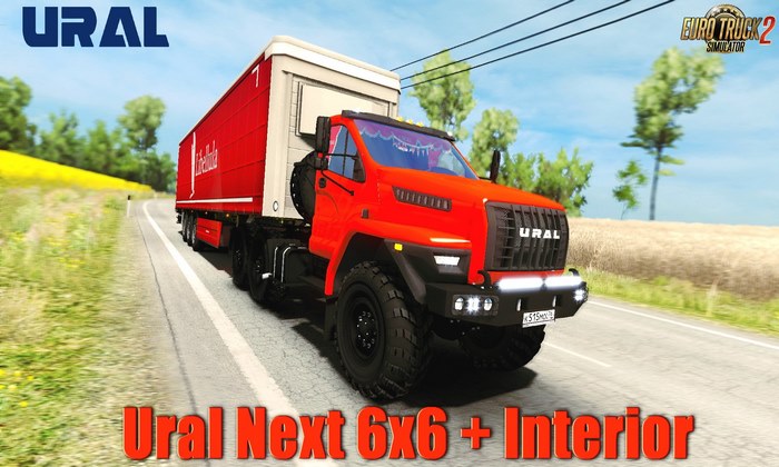 Caminhão Ural Next 6x6 + Interior v1.0 Para V.1.31.X - ETS2