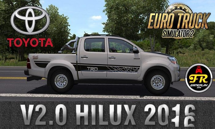 Carro Toyota Hilux 2016 V.2.0 + Fix Para V.1.31.X - ETS2