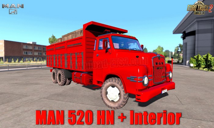 Caminhão MAN 520 HN + Interior v1.0 Para V.1.31.X - ETS2
