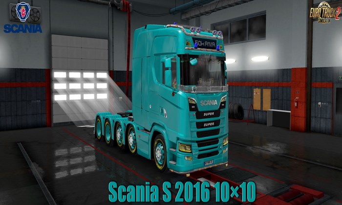 Caminhão Scania S 2016 10x10 v1.0 Para V.1.31.X - ETS2
