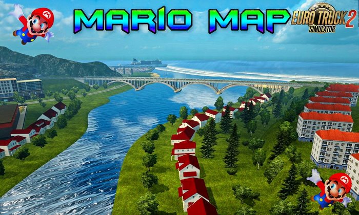 Mapa Mario Map v12.7 Para V.1.32.X - ETS2
