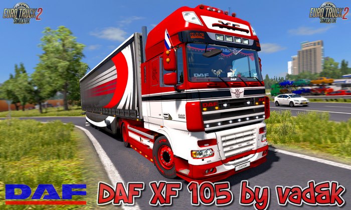 Caminhão DAF XF 105 v6.1 Para V.1.32.X - ETS2