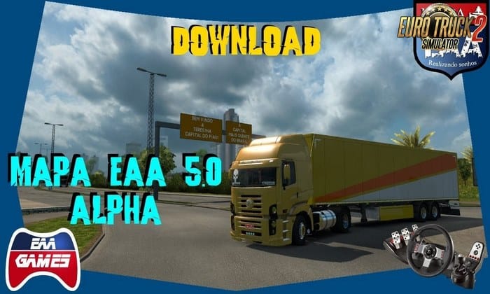 Mapa EAA Normal v5.0.1 Alpha Para V.1.32.X - ETS2