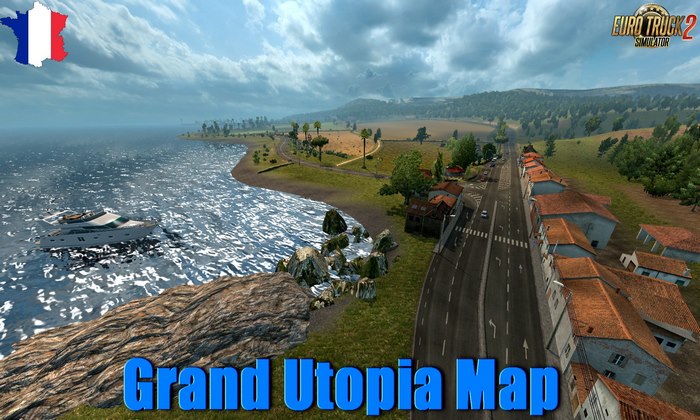 Mapa Grand Utopia v1.1 Para V.1.32.X - ETS2