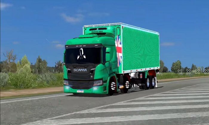 Caminhão Scania New P Para V.1.35.X - ETS2