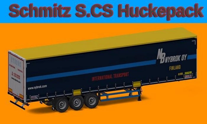 Reboque Schmitz Huckepack Para V.1.35.X - ETS2