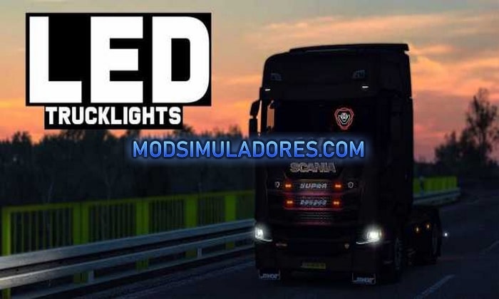 Mod Luzes de Led para Caminhões V.6.0 Para V.1.36.X - ETS2