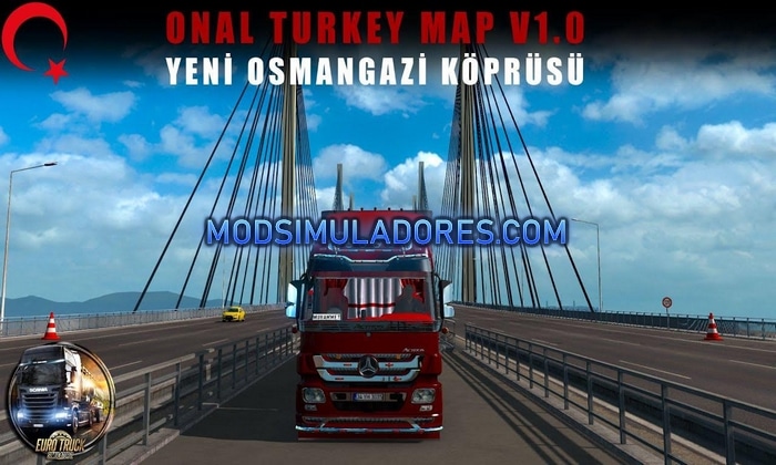 Mapa Turquia Onal V.1.0 Beta Para V.1.36.X - ETS2