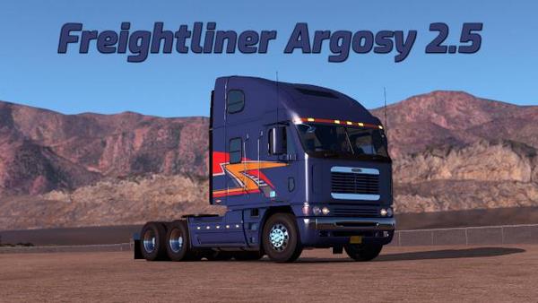 Caminhão Freightliner Argosy V.2.5 Para V.1.37.X - ETS2