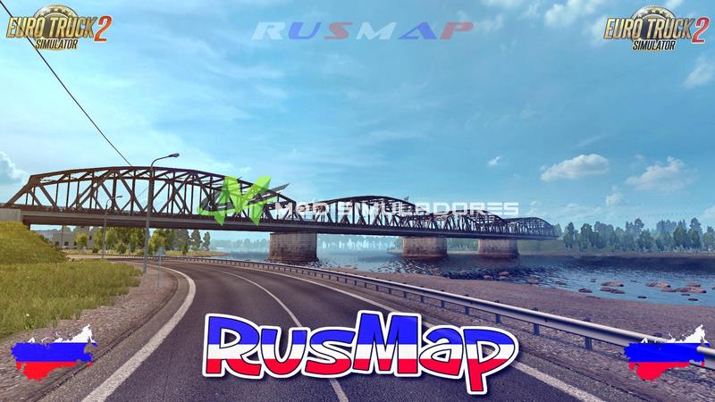 Mapa RusMap V2.3.1 Para V.1.39.X - ETS2