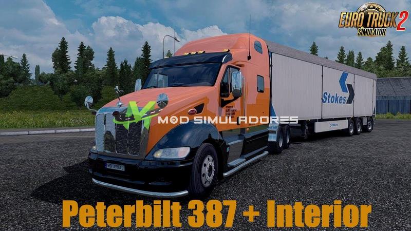 Mod Caminhão Peterbilt 387 e Interior V1.3 Para V.1.39.X - ETS2