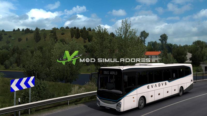 Mod Ônibus Iveco Evedys Bus V2.0 Para V.1.39.X - ETS2