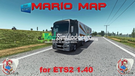 Mapa Mario V.12.8 Para V.1.39.X - ETS2
