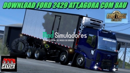 Caminhão Ford Cargo 2429 Para V.1.40.X - ETS2