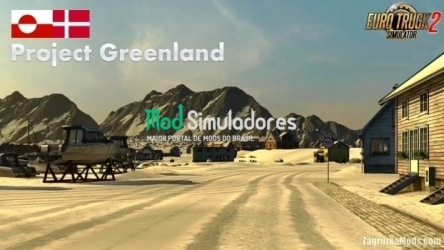 Mapa Projeto Groenlândia V0.15 Para 1.39.X - ETS2