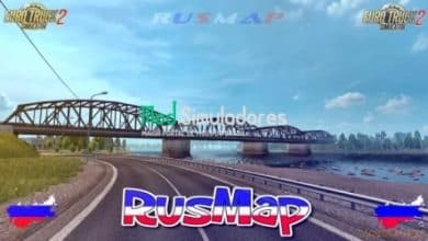 Mapa RusMap V2.4.1 Para V.1.40.X - ETS2
