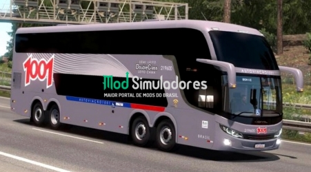 Ônibus Comil Invictus DD e Sons Para 1.39.X - ETS2