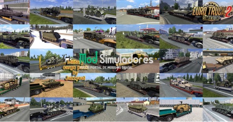 Pack Cargas Militares v5.2 by Jazzycat (1.41) ETS2