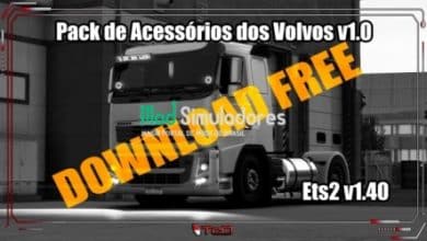 Pack de Acessórios Volvo Para V.1.40.X - ETS2