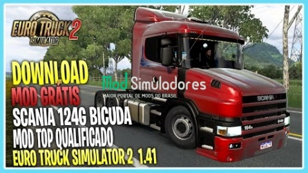 Caminhão Scania 124G v.2.0 (1.41) ETS2