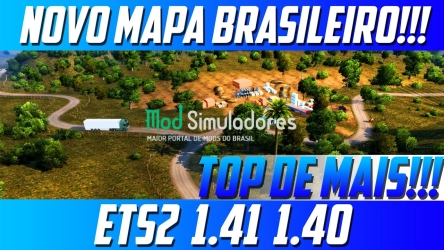 Mapa Brasilzão v.1.2 (1.41) ETS2