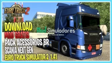 Mega Pack de Acessórios BR Scania (1.41) ETS2