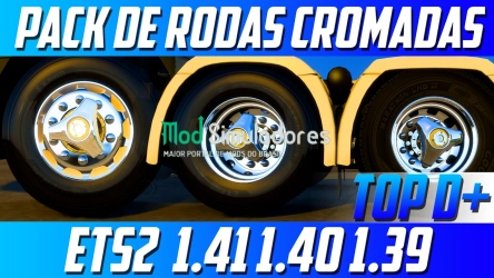 Pack Rodas Cromadas (1.41) ETS2